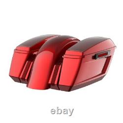 Luxury rich Red Holeshot Chopped Bagger Kit For 09-13 Harley Touring