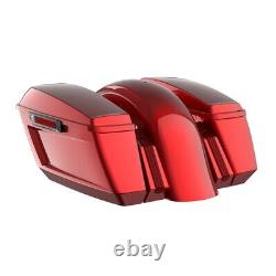 Luxury rich Red Holeshot Chopped Bagger Kit For 09-13 Harley Touring