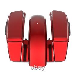 Luxury rich Red Holeshot Chopped Bagger Kit For 09-13 Harley Touring