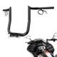 MOFUN 12 Black Steel Bagger Pre-wired Handlebar For Harley Touring Road Glide