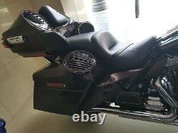 Mutazu Bagger Dual 8 Speaker Lid with Razor Tour Pak for 97-13 Harley Touring