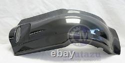 Mutazu Black Pearl Extended Stretched Fender Overlay fits Harley Touring Bagger