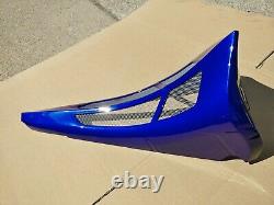 Mutazu Cobalt Blue Chin Spoiler Scoop For Harley Touring Bagger FLH FLT 00-13