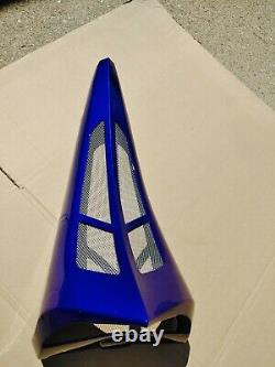 Mutazu Cobalt Blue Chin Spoiler Scoop For Harley Touring Bagger FLH FLT 00-13