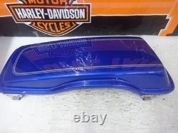 NOS Harley Davidson BAGGER NOS Genuine OEM 90606-07 BLUE LEFT Saddlebag LID NOS