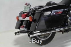 New Chrome Slip-On Ons Mufflers Exhaust 1995-2016 Harley Touring Dresser Bagger