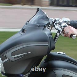 New Klock Werks 5 Black Flare Windshield Batwing Bagger Harley Touring 14-2020
