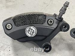 OEM Harley Touring Brembo Front Brake Calipers Dual Disc Black 2008-Newer Bagger