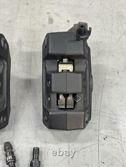 OEM Harley Touring Brembo Front Brake Calipers Dual Disc Black 2008-Newer Bagger