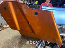 OEM Stretched Saddlebag bottoms CVO Harley 2014^ FLHX Street Road Glide Bagger