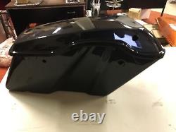 OEM new t/o Saddlebags midnight pearl Harley-Davidson touring FLHTC Bagger'14^