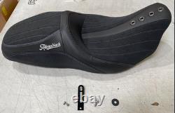OS&D Advanblack SIK Baggers Purple Stitching Seat for'09-'23 Harley Touring