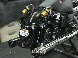 Ohlins 13 S36 HD044 Twin Adjustable Nitrogen Shocks Harley 14+ Touring Bagger