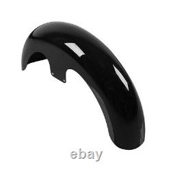 Painted Black 21 Wrap Front Fender For Harley Davidson Touring Custom Baggers