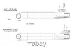 Performance / West Coast Bagger Swingarm Harley-Davidson Touring Models (Black)
