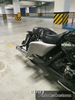 PleiadesCustomz HARLEY DAVIDSON Bagger streched extended side covers 4 inch