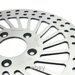 Polished 11.5 Spokes Front Brake Disc Rotor for Harley Touring Bagger 2000-2007