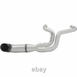 Python Chrome Rayzer Razer 2-Into-1 Exhaust Pipe System Harley Touring Bagger