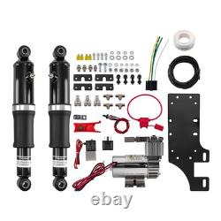 Rear Air Ride Suspension Kit For Harley Davidson Touring Bagger 94-22 Adjustable