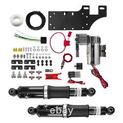 Rear Air Ride Suspension Kit For Harley Davidson Touring Bagger 94-22 Adjustable