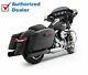 Rinehart Black 4 Slip-On Mufflers Exhaust 17-2020 Harley Touring Bagger Dresser