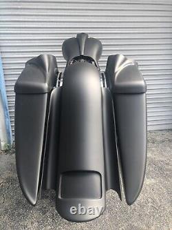 Road Glide extended 7 stretched saddlebags fender Complete Kit 2014-2020 Harley