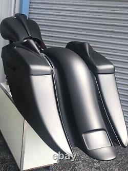 Road Glide extended 7 stretched saddlebags fender Complete Kit 2014-2020 Harley