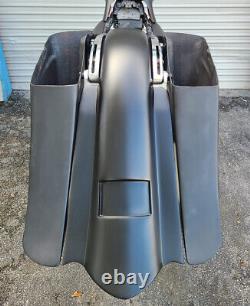 Road Glide extended 7 stretched saddlebags fender kit for harley davidson 14-21