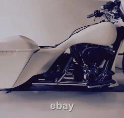Road king Stretch Side Cover Stretched Tank Shroud Bagger Harley Davidson 97-07