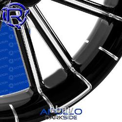 Rotation Apollo Darkside Custom Motorcycle Wheel Front Harley Touring Bagger 21