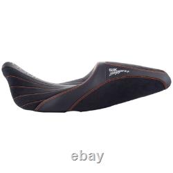 SIK Baggers Orange Stitching Seat For 2009-2023 Harley Touring by Advanblack
