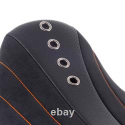 SIK Baggers Orange Stitching Seat For 2009-2023 Harley Touring by Advanblack
