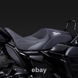 SIK Baggers Purple Stitching Seat For Harley Touring 2009-2023 by Advanblack