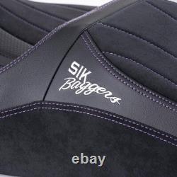 SIK Baggers Purple Stitching Seat For Harley Touring 2009-2023 by Advanblack