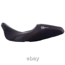 SIK Baggers Red Stitching Seat For 2009-2023 Harley Touring by Advanblack