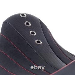 SIK Baggers Red Stitching Seat For 2009-2023 Harley Touring by Advanblack