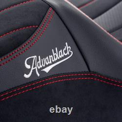 SIK Baggers Red Stitching Seat For 2009-2023 Harley Touring by Advanblack