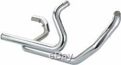 S&S Chrome Power-Tune Duals Header Exhaust Pipes Harley 17-20 Touring Bagger