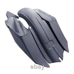 Saddlebag Fender Side Covers Tank Shrouds Fit For Harley Touring Baggers 2014-Up