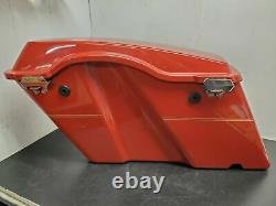 Saddlebags W hardware Harley Fire Fighter Ultra classic FLH Bagger 2013 OEM Fac