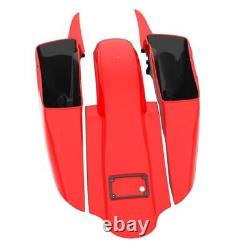 Scarlet Red Bagger Boss Down & Out Kit for 09-13 Harley Road Glide