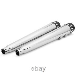 Slip On Mufflers Dual Exhaust Pipes For Harley Touring Bagger FLHR FLHTCU 95-16
