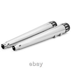 Slip On Mufflers Dual Exhaust Pipes For Harley Touring Bagger FLHR FLHTCU 95-16