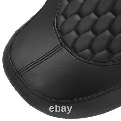 Solo Rider Seat & Stretched Fuel Gas Tank Fit For Harley Touring Baggers 2008-23