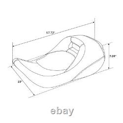 Solo Rider Seat & Stretched Fuel Gas Tank Fit For Harley Touring Baggers 2008-23 Solo Rider Seat & Stretched Fuel Gas Tank Fit For Harley Touring Baggers 2008-23