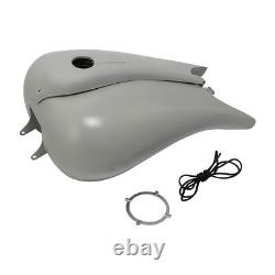 Solo Rider Seat & Stretched Fuel Gas Tank Fit For Harley Touring Baggers 2008-23