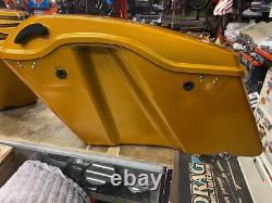 Street Glide Special Saddlebags Hard Candy Gold Flake Harley FLHX Bagger Flames