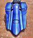 Stretched Saddle Bags Rear Fender Fit For Harley Street Road Glide Baggers 09-Up