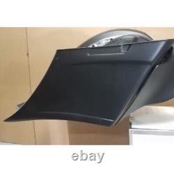 Stretched Saddle Bags Rear Fender Fit For Harley Street Road Glide Baggers 14-Up
