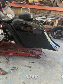 Stretched Saddlebags Harley Davidson 07-08 Flh Touring Bagger 5/10